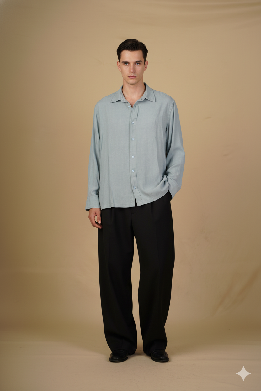 Light Blue Crape