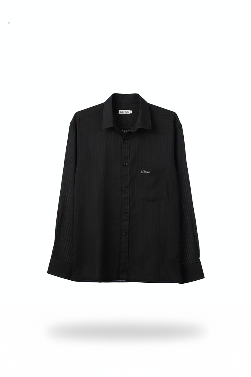 Black Cotton Shirt