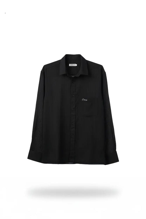 Black Cotton Shirt  DERON