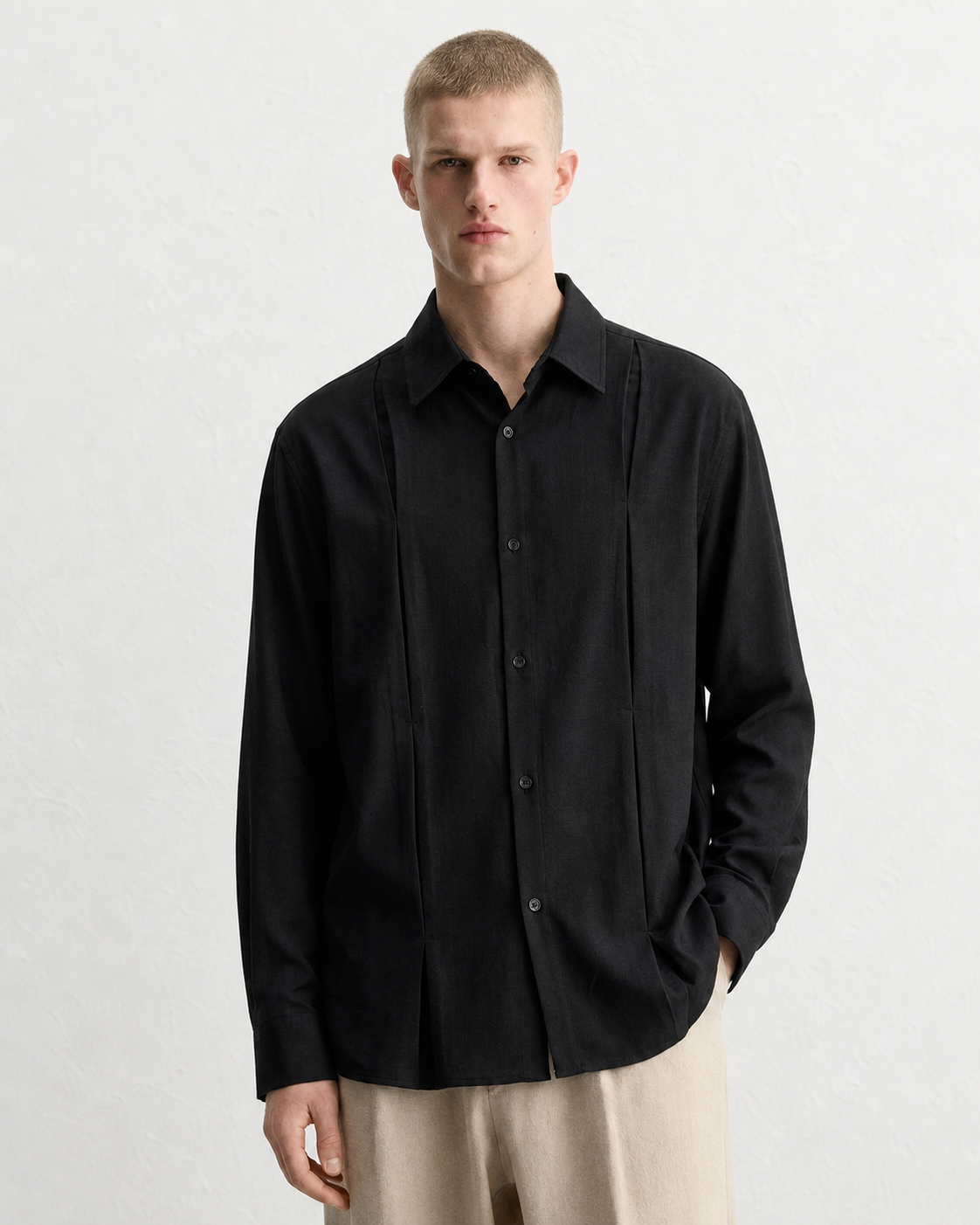 Cotton Black Shirt