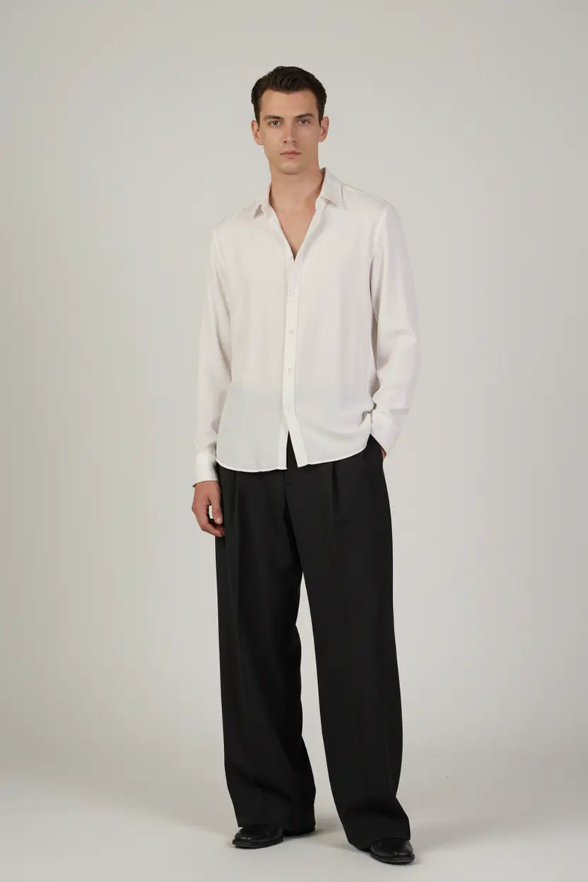 White cotton Shirt  DERON