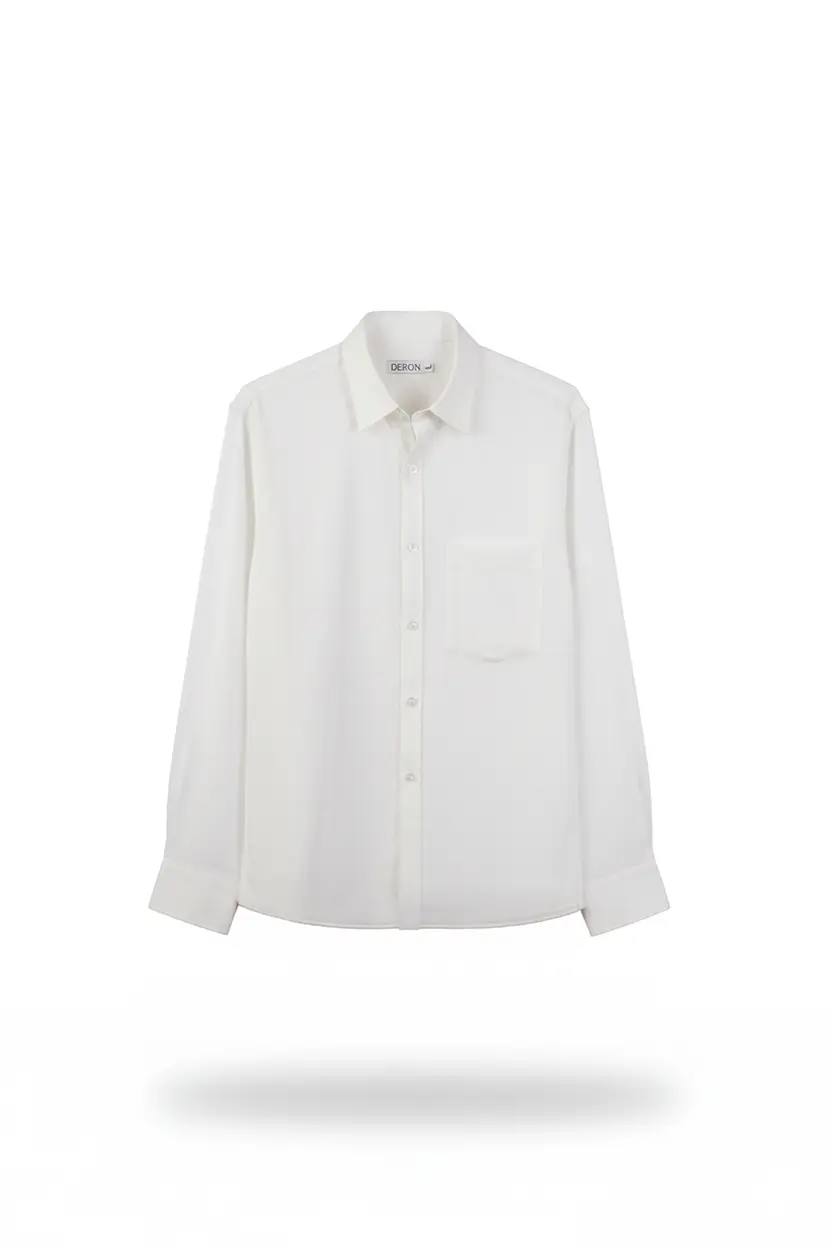 White cotton Shirt  DERON