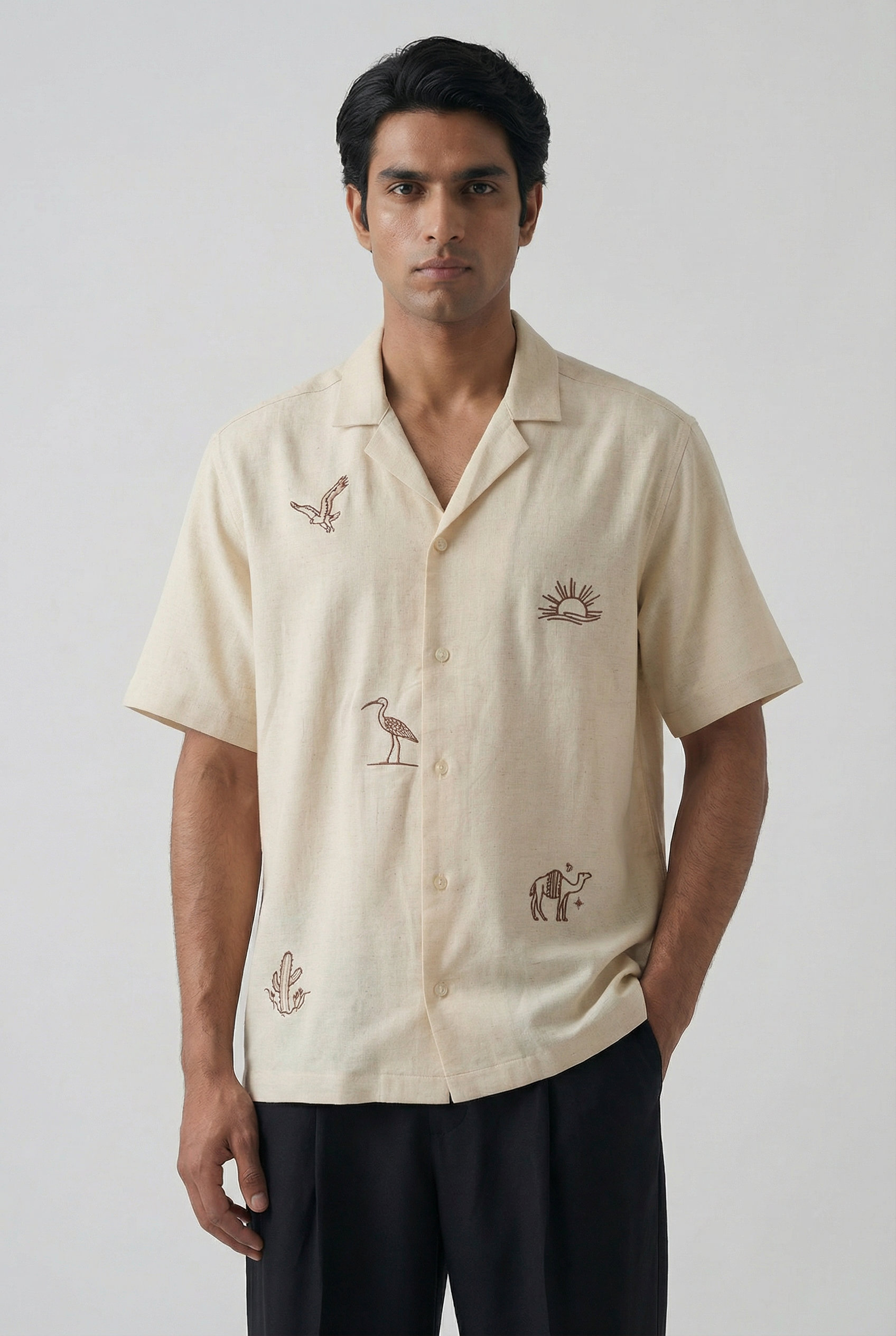 Desert Embroidery Shirt
